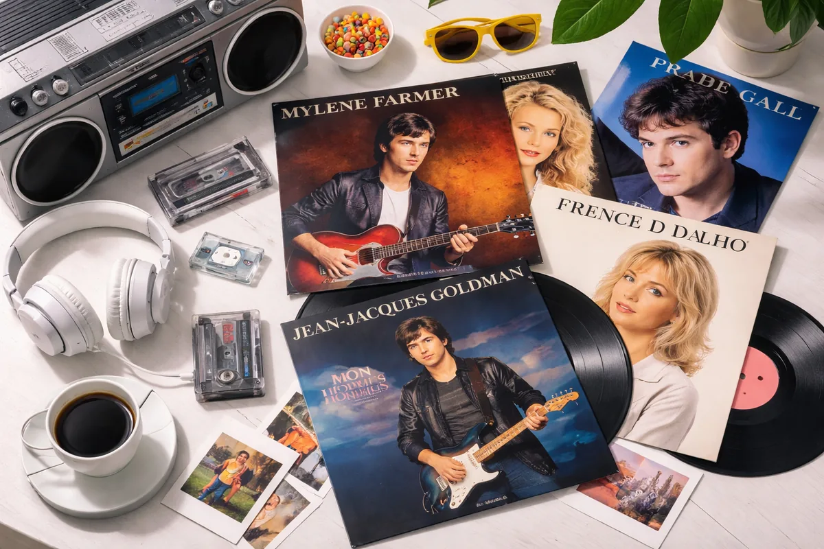 Comment découvrir les discographies des artistes de la pop française des années 80