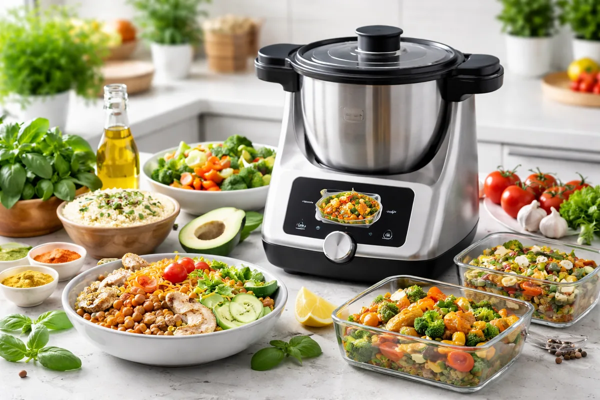 Comment préparer des repas sains grâce à des recettes variées et un robot de cuisine