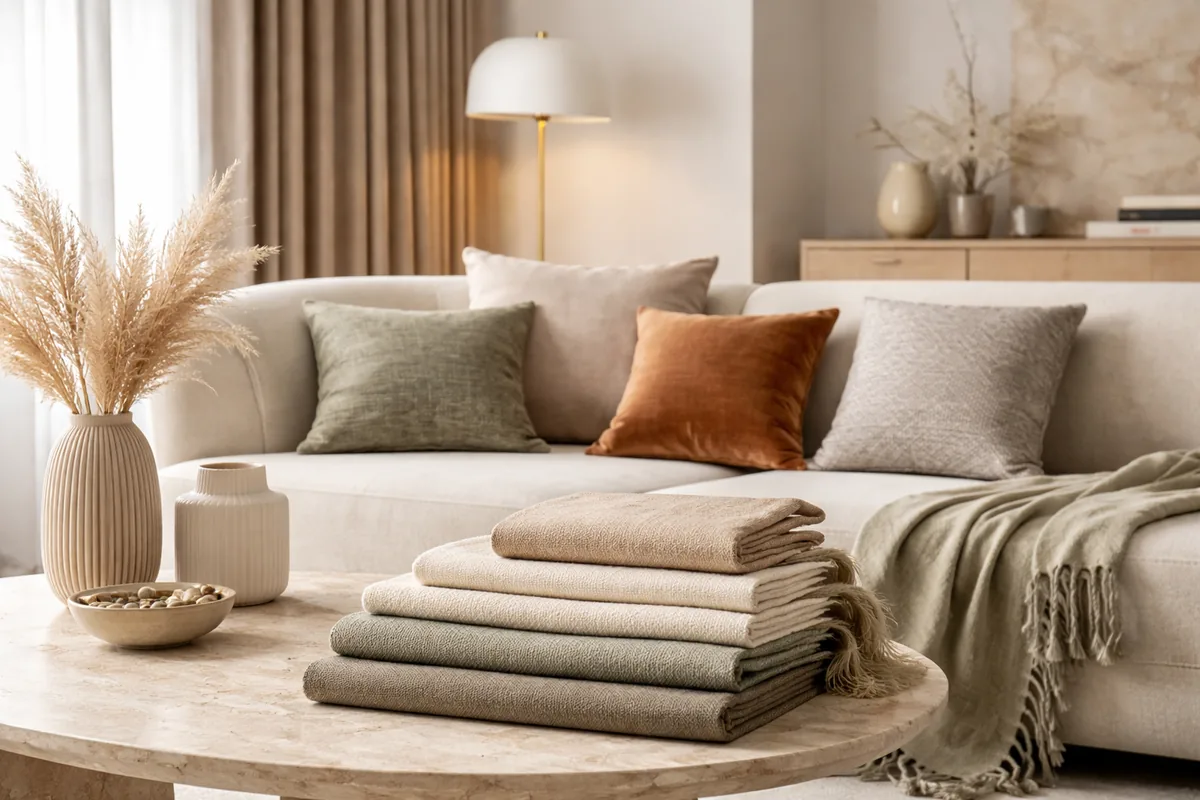 Comment choisir des textiles élégants pour compléter votre décoration intérieure avec du mobilier design